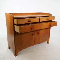 Ambrose Heal, Arts & Crafts Oak Cottage Sideboard or Dresser - Thumbnail 4