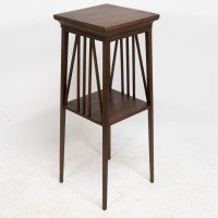 Liberty & Co., an Anglo-Japanese Walnut Plant Stand - Thumbnail 5