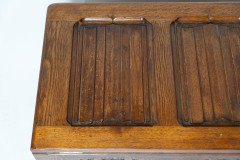 A. W. N. Pugin Style of, Large Gothic Revival Style Carved Oak Blanket Chest - Thumbnail 9