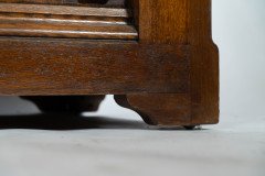 Large Gothic Revival Style Carved Oak Blanket Chest In the style of A. W. N. Pugin - Thumbnail 20