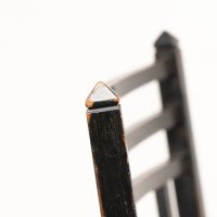 James Plucknett Attributed, probably for Collier & Plucknett. An Exaggerated High Back Anglo-Japanese Ebonised Armchair - Thumbnail 6