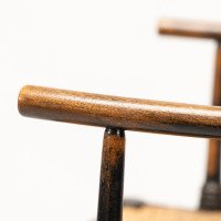 James Plucknett Attributed, probably for Collier & Plucknett. An Exaggerated High Back Anglo-Japanese Ebonised Armchair - Thumbnail 14