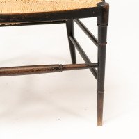 James Plucknett Attributed, probably for Collier & Plucknett. An Exaggerated High Back Anglo-Japanese Ebonised Armchair - Thumbnail 17