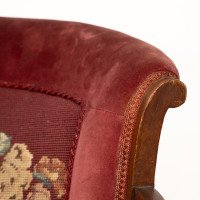 E. W. Godwin Attributed, Anglo-Japanese Circular Armchair with Fan Shaped Arms - Thumbnail 7