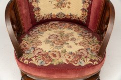 E. W. Godwin Attributed, Anglo-Japanese Circular Armchair with Fan Shaped Arms - Thumbnail 12