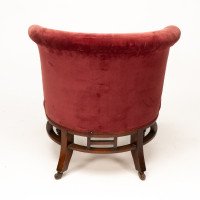 E. W. Godwin Attributed, Anglo-Japanese Circular Armchair with Fan Shaped Arms - Thumbnail 18