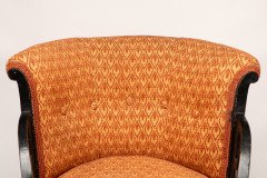 E. W. Godwin Attributed, Anglo-Japanese Circular Armchair with Fan Shaped Arms #3 - Thumbnail 8
