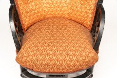 E. W. Godwin Attributed, Anglo-Japanese Circular Armchair with Fan Shaped Arms #3 - Thumbnail 13
