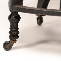 E. W. Godwin Attributed, Anglo-Japanese Circular Armchair with Fan Shaped Arms #3 - Thumbnail 16