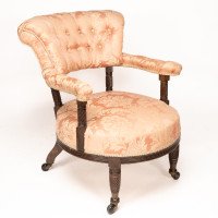 Bruce Talbert for Gillow & Co., Aesthetic Movement Rosewood Armchair