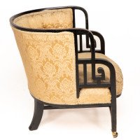 E. W. Godwin Attributed, Anglo-Japanese Ebonised Walnut Lounge Chair - Thumbnail 5