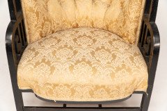 E. W. Godwin Attributed, Anglo-Japanese Ebonised Walnut Lounge Chair - Thumbnail 12