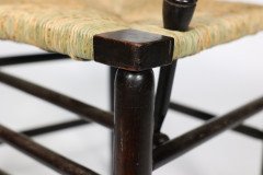 William Morris. A classic Sussex Arts and Crafts ebonized armchair from the Sussex range - Thumbnail 13