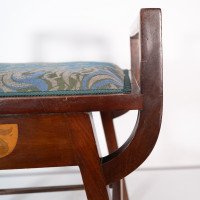 G. M. Ellwood for J. S. Henry. Arts & Crafts 'A' Framed Piano or Dressing Table Stool - Thumbnail 7
