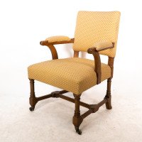 A. W. N. Pugin. A Gothic Revival Oak Armchair by Gillows of Lancaster or Holland & Son - Thumbnail 3