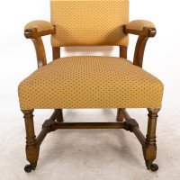 A. W. N. Pugin. A Gothic Revival Oak Armchair by Gillows of Lancaster or Holland & Son - Thumbnail 11