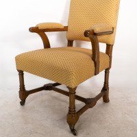 A. W. N. Pugin. A Gothic Revival Oak Armchair by Gillows of Lancaster or Holland & Son - Thumbnail 12