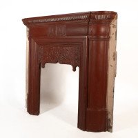 Rare Thomas Elsley Fireplace with Stylised Floral Details to the Centre - Thumbnail 3