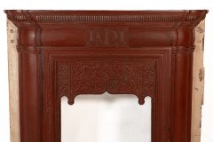 Rare Thomas Elsley Fireplace with Stylised Floral Details to the Centre - Thumbnail 4