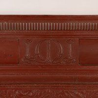 Rare Thomas Elsley Fireplace with Stylised Floral Details to the Centre - Thumbnail 7