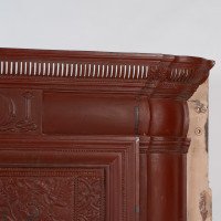 Rare Thomas Elsley Fireplace with Stylised Floral Details to the Centre - Thumbnail 8