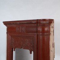 Rare Thomas Elsley Fireplace with Stylised Floral Details to the Centre - Thumbnail 10