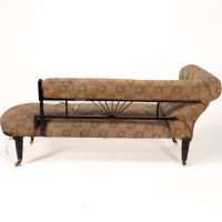 H. W. Batley Attributed, an Anglo-Japanese Ebonised Chaise Lounge or Day Bed - Thumbnail 5
