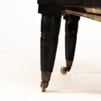 H. W. Batley Attributed, an Anglo-Japanese Ebonised Chaise Lounge or Day Bed - Thumbnail 17