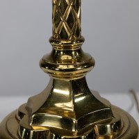 Gothic Revival c.1880 Brass Table Lamp in the Manner of A. W. N. Pugin - Thumbnail 13