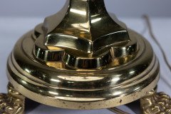 Gothic Revival c.1880 Brass Table Lamp in the Manner of A. W. N. Pugin - Thumbnail 14