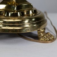Gothic Revival c.1880 Brass Table Lamp in the Manner of A. W. N. Pugin - Thumbnail 16