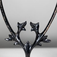 W. A. S. Benson, Cast Iron Four-Leg Table Oil Lamp - Thumbnail 13