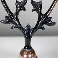 W. A. S. Benson, Cast Iron Four-Leg Table Oil Lamp - Thumbnail 14