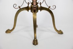 W. A. S. Benson. An Arts & Crafts Copper and Brass Telescopic Standard Oil Lamp - Thumbnail 13