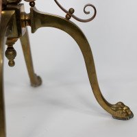 W. A. S. Benson. Arts & Crafts Copper and Brass Telescopic Standard Oil Lamp - Thumbnail 15