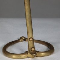 W. A. S. Benson Brass Table Lamp with Heart-Shaped Base - Thumbnail 14