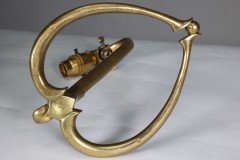 W. A. S. Benson Brass Table Lamp with Heart-Shaped Base - Thumbnail 16