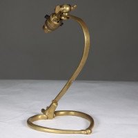 W. A. S. Benson Pair of Arts & Crafts Table Lamps with Heart-Shaped Bases - Thumbnail 8
