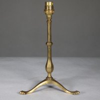 W. A. S. Benson. An Arts & Crafts Brass Three-Leg Table Lamp - Thumbnail 5