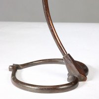 W. A. S. Benson, Arts & Crafts Brass Swan Table Light with Heart-Shaped Base - Thumbnail 11