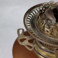 W. A. S. Benson, Copper and Brass Table Oil Lamp with Removable Font - Thumbnail 7