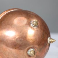 W. A. S. Benson, Copper and Brass Table Oil Lamp with Removable Font - Thumbnail 11