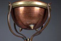 W. A. S. Benson, Copper and Brass Table Oil Lamp with Removable Font - Thumbnail 14
