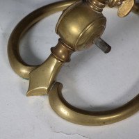 W. A. S. Benson. Pair of Arts & Crafts Brass Table Lamps with Heart Shaped Bases - Thumbnail 16