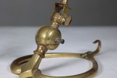 W. A. S. Benson. Pair of Arts & Crafts Brass Table Lamps with Heart Shaped Bases - Thumbnail 15