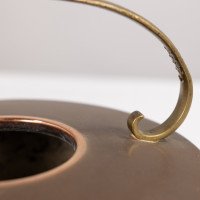 W. A. S. Benson, Arts & Crafts Copper and Brass Kettle with Hoop Handle - Thumbnail 12