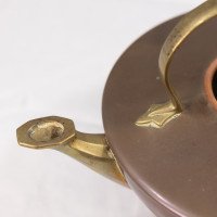 W. A. S. Benson, Arts & Crafts Copper and Brass Kettle with Hoop Handle - Thumbnail 15