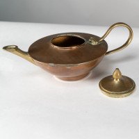 W. A. S. Benson, Small Arts & Crafts Copper and Brass Teapot - Thumbnail 15