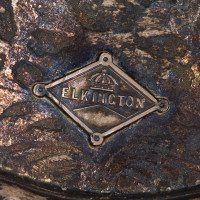Elkington. Exhibition Quality Aesthetic Movement Silver Plated Oil Lamp. - Thumbnail 20