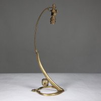 WAS Benson. An original pair of Brass Swan Table Lights. - Thumbnail 4